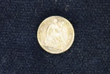 1861 Liberty Seated ½ Dime