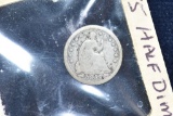 1855 Liberty Seated ½ Dime