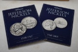 2 - Warman's Jefferson Nickel Albums; 1 Album missing 2 Coins and 2nd Album