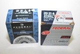 2 Boxes 20 ga, 6 Shot & 4 Shot Federal Shells