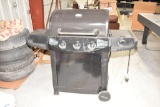 Uni Flame Outdoor Grill w/ Side Burner, Very Clean (WILL NOT SHIP)