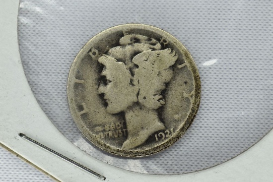 1921-D Mercury Dime