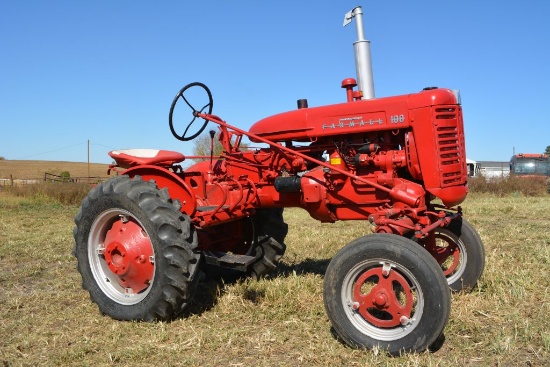 1954 Farmall 100 Wide Front, Good Paint, Lift Arms, Tires: R 11.2-24 F 5.00