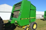 1992 John Deere 535 Baler, Less Net Wrap, Standard Pickup, 540PTO, Good Sha