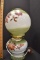 1 Electric Mini Double Globe Type, Hand painted Gone w/Wind Lamp