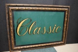 Hand Painted Framed Wall Sign 