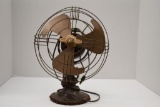 G.E. Old Oscillating Fan - Desk Top Type w/Original Tag