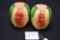 Hand painted Apple Salt & Pepper - Both Unmarked