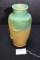 Weller Pottery Yellow/Green Art 9 in. Vase