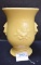 McCoy Yellow Vase w/Flower and Bird