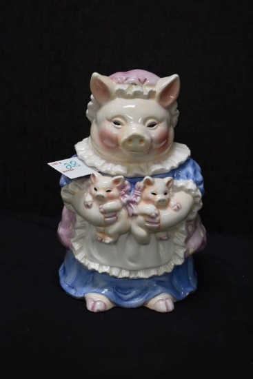 Momma Pig & Piglets Cookie Jar by Heritage Mint LTD Collections - Has Small