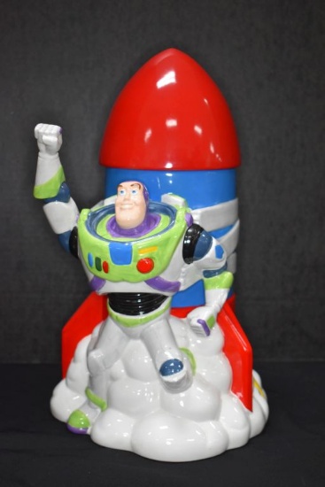 Buzz Light Year 16 1/2 inch Cookie Jar by Treasure Craft w/Limited Edition