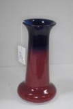 Unmarked Pink/Blue 9 in. Flared Top Vase