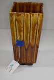 Vintage Groovy Ceramic Vase/Tall Planter Marked 
