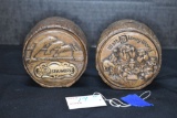 Pair of Banks by Treasure Craft - 4 inch Walt Disney World and Sea World w/