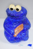 Unmarked Cookie Monster Cookie Jar - Head has been Repaired