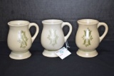 3 Haeger USA #4212 Mugs