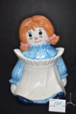 Raggedy Ann Unmarked Cookie Jar