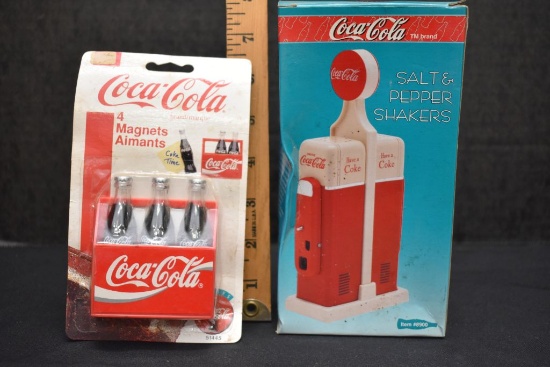 Set of Coke New in Box S&P and New Coke Magnet