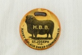 Harry B. Black Com Co. St Joseph Mo Watch Fob