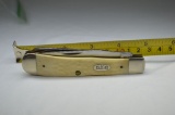 Case XX USA, 6254 SS, Cream Colored Manmade Bone Handle