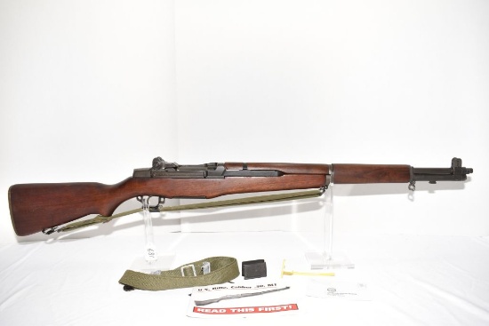 Winchester M1 Garand, "W.R.A. G.H.D." and Crossed Cannons Stamped on Left S