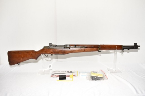 Springfield Armory M1 Garand, "E.Mc.F." and Crossed Cannons Stamped on Left