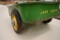 John Deere Wagon for Pedal Tractor, Good Paint, JD on Back