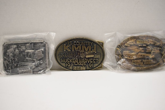 Group of 3 Belt Buckles: Case IH Limited Edition A Fresh Start for Today's