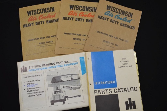 Group of 5, 6 Cylinder Engines Gas and LP Gas Parts Catalog, Service Traini