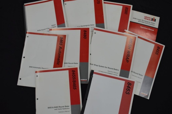 Group of 10 Books On IH Hay Equipment Including, RS561 Auto Cycle Round Bal