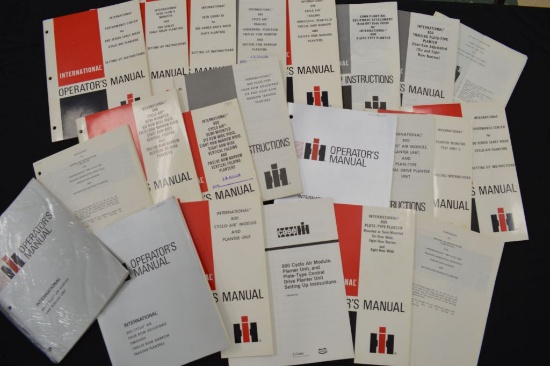Group of 20 Books For International Planters Including, Operators Manual fo