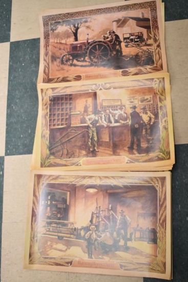 McCormick Deering Harvester Heritage Series Posters