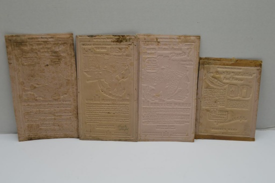 Old IHC Cardboard Advertisement Proofs