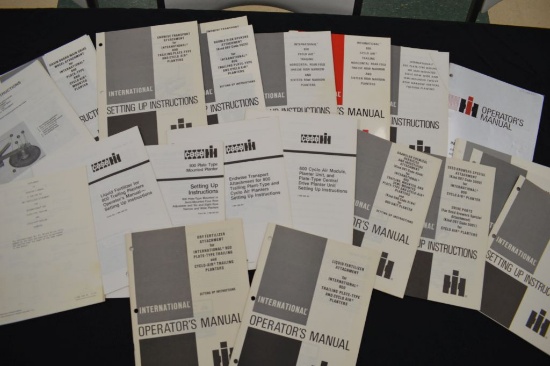 Large Group of Books and Literature On IH Planters, Including 800 Cyclo Ope