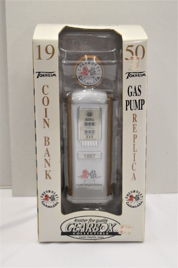 Gearbox Collectible, Limited Edition Tokheim Quality Gas Pump Replica, 1950