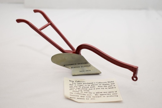 McCormick Deereing Scotch Clipper Plow, 1915-1932, Spun Cast Metal
