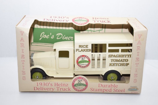 1930's Heinz Delivery Truck, Stamped Steel, Baked Enamel Finish, Item # 001