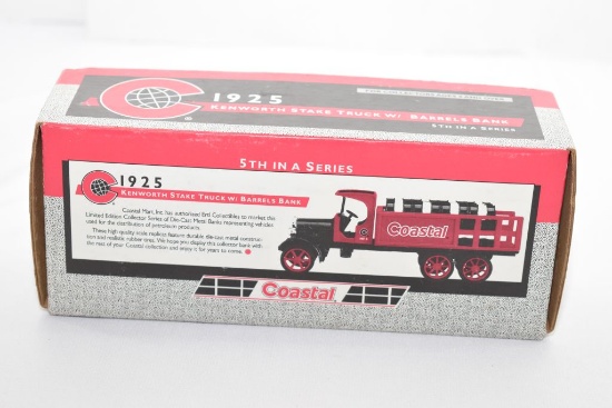 Ertl Collectibles, Coastal 1925 Kenworth Stake Truck with Barrels Bank, 5th