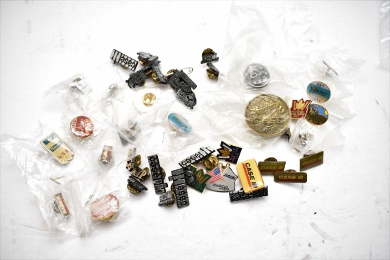 Bag of Misc. Case, IH, Early Rise Planters, and Special Promotion Pins