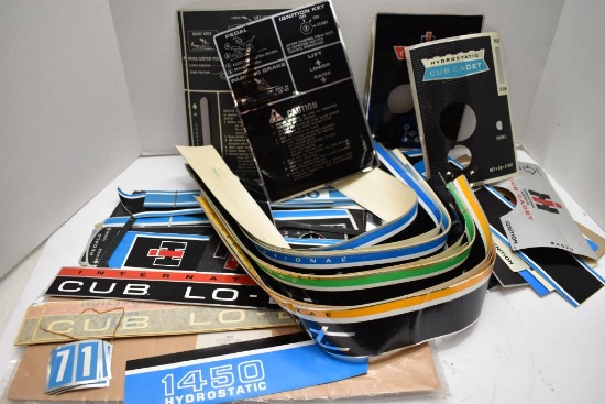 Lot of International Cadet Stickers, International Cub Lo-Boy Stickers