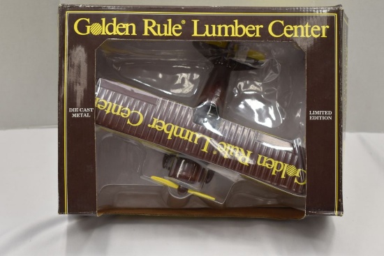 Golden Rule Lumber Center, 1932 Stearman Bi-Plane Bank, First Edition Colle