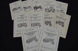 Group of 11 Books For Steel Wheel Tractors Including, Operating The Mogul 1
