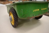 John Deere Wagon for Pedal Tractor, Good Paint, JD on Back
