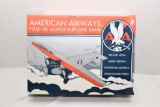 American Airways Ford Tri-Motor Airplane Bank, Diecast Metal, Limited Editi