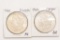 2 - 1921 Morgan Silver Dollar AU