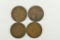 4 - 1870's Indian Head Pennies - 1879, 1873, 1875, 1872