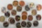 Group of 23 - 1956 Toned Lincoln Wheat Pennies