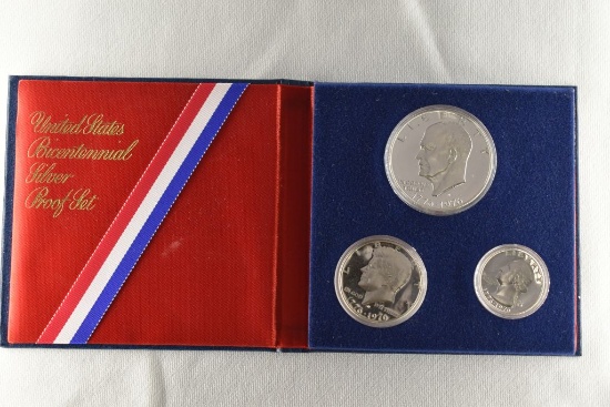 U.S. Bi-cent, Silver Proof Set (3 Coins)