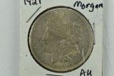 1921 Morgan Silver Dollar AU